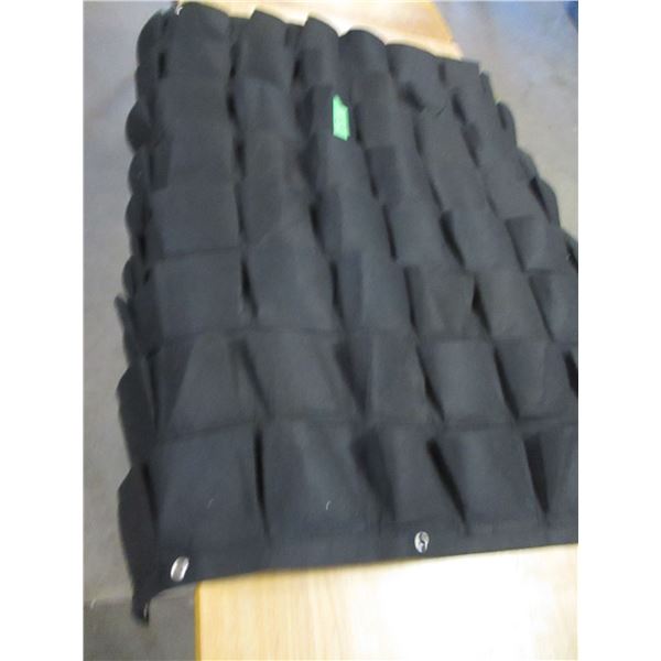 UNCLAIMED STORAGE:  APPROX. 20 PAIR HANGING SHOE HOLDER