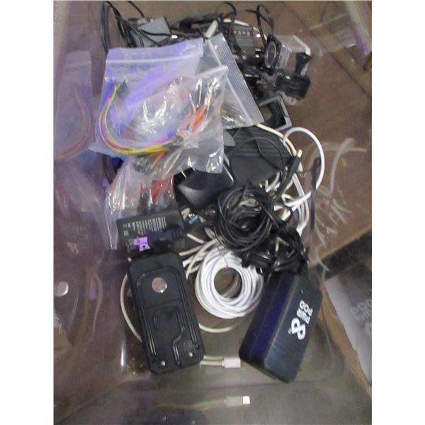 UNCLAIMED STORAGE:  BOX C/W ASSORTED HOUSEWARES