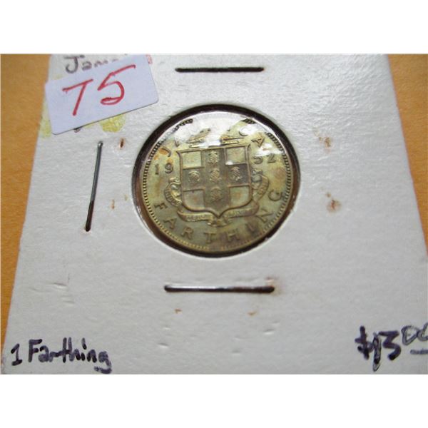 1952 JAMAICA SILVER FARTHING