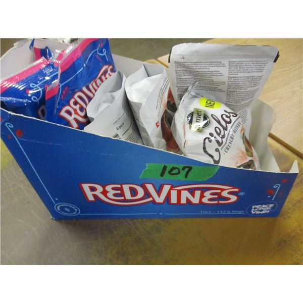 FLAT C/W DRIED OLIVES & RED VINE LICORICE (AS IS)