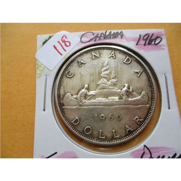1960 CANADA SILVER DOLLAR