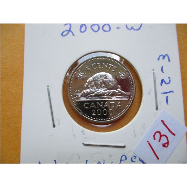 2000W MINT CANADA NICKEL