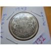 Image 3 : 1943 CANADA SILVER FIFTY CENT COIN