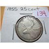 Image 1 : 1955 CANADA SILVER QUARTER