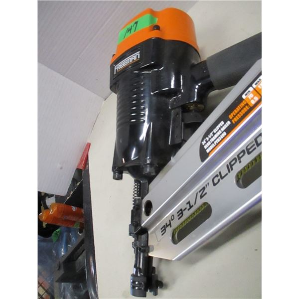 UNCLAIMED STORAGE/NEW:  3 1/2" FREEMAN FRAMING AIR NAILER