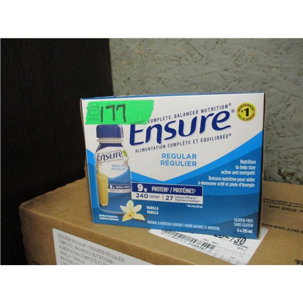 REGULAR VANILLA ENSURE DRINK (6 BOTTLES X 235 ML)