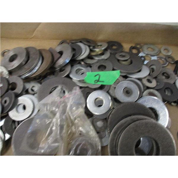 CAN C/W LARGE WASHERS