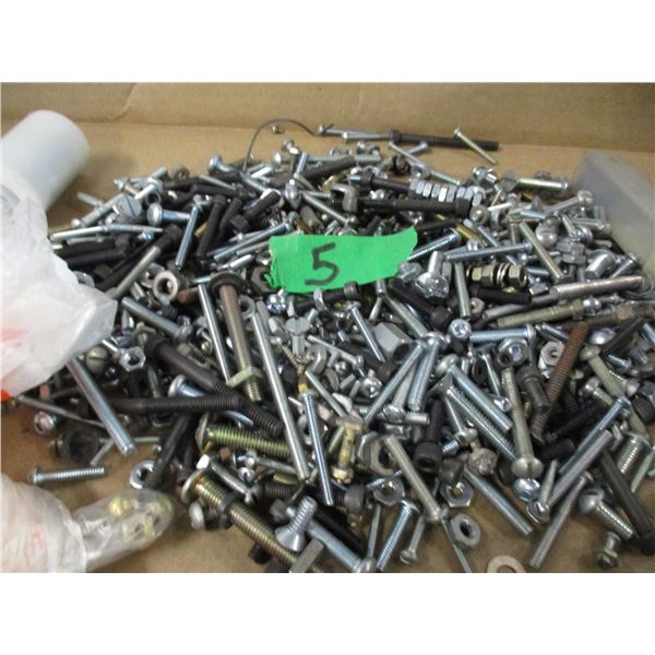CAN C/W ASSORTED SMALL BOLTS (HALF FULL)