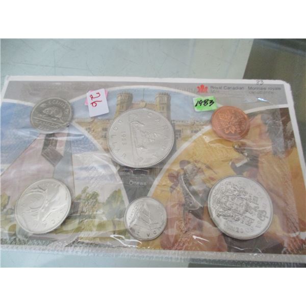 1983 PROOF CANADA MINT SEALED COIN SET