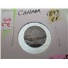 Image 3 : 1893 VF CANADA VICTORIAN SILVER FIVE CENT