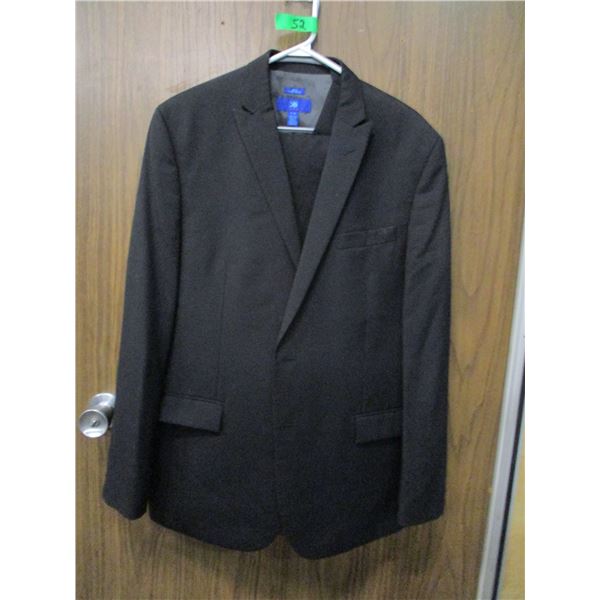 3 PIECE BLACK SUIT (SIZE LARGE)