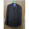 Image 1 : 3 PIECE BLACK SUIT (SIZE LARGE)