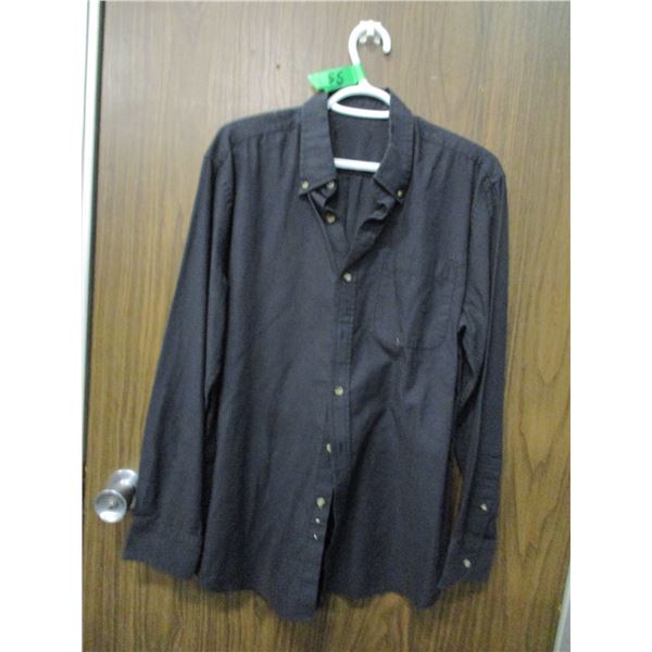 BLACK LONG SLEEVE SHIRT (SIZE 15.5?)