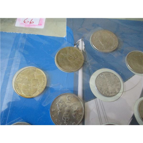COLLECTION OF COLLECTABLE WORLD COINS