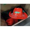 Image 1 : BOX C/W PLASTIC COWBOY HATS