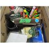 Image 1 : BOX C/W ASSORTED OFFICE SUPPLIES, ETC