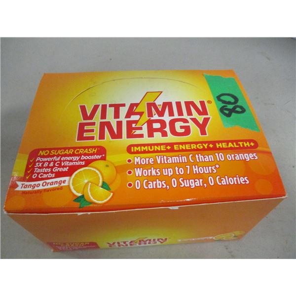 CASE OF 12 VITAMIN ENERGY DRINK (ORANGE FLAVOR)