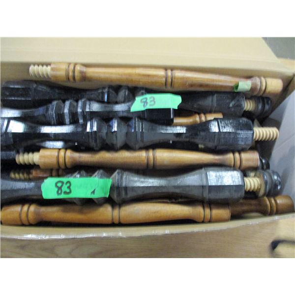 BOX C/W ASSORTED SPINDLES