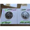 Image 1 : 2008 - 2009 PROOF CAMEO CANADA SPEED SKATING COIN SET
