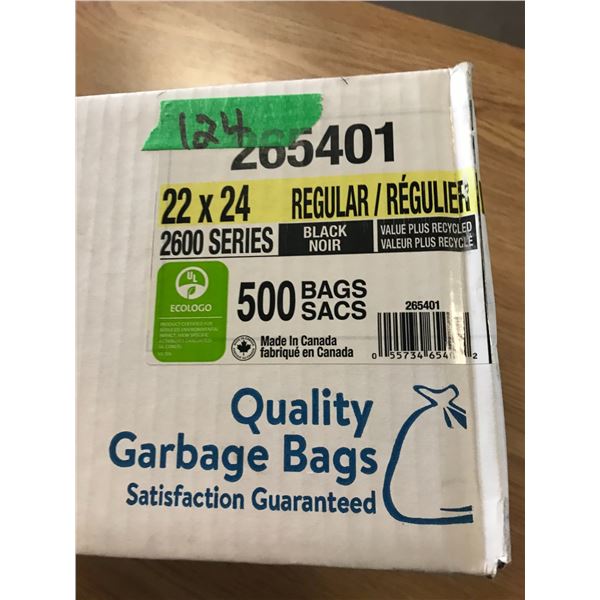 24" X 30" GARBAGE BAGS (500) - CASE
