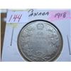 Image 1 : 1918 KING GEORGE V CANADA SILVER HALF DOLLAR