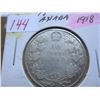 Image 3 : 1918 KING GEORGE V CANADA SILVER HALF DOLLAR