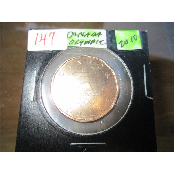 2010 PROOF CAMEO OLYMPIC DOLLAR