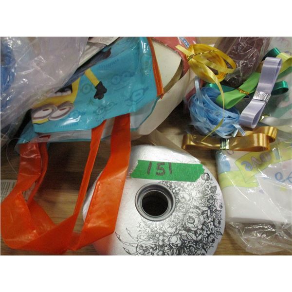 BOX C/W ASSORTED CRAFT ITEMS