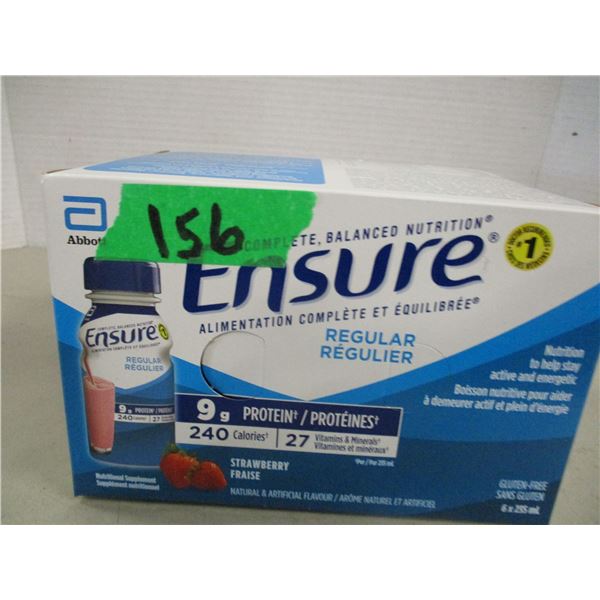 REGULAR STRAWBERRY ENSURE DRINK (6 BOTTLES X 235 ML)