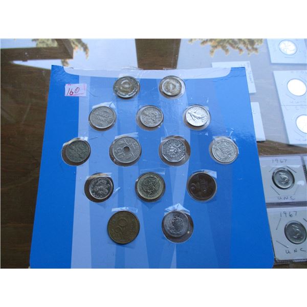 LOT OF WORLD COLLECTABLE COINS