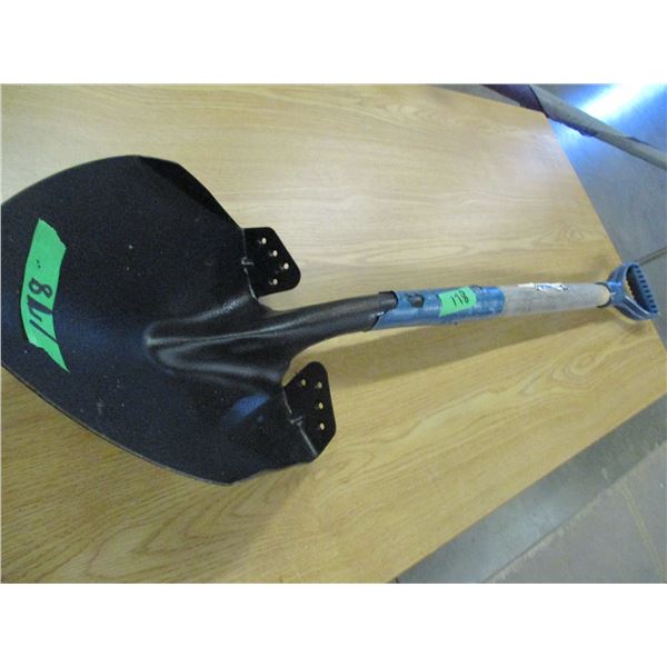 SHORT HANDLE ROUND POINTED SHOVEL