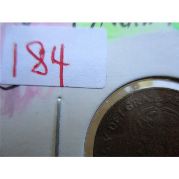 1922 VF CANADA KEY DATE PENNY