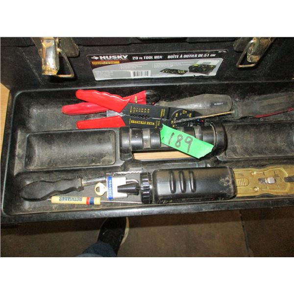 BLACK TOOLBOX & CONTENTS