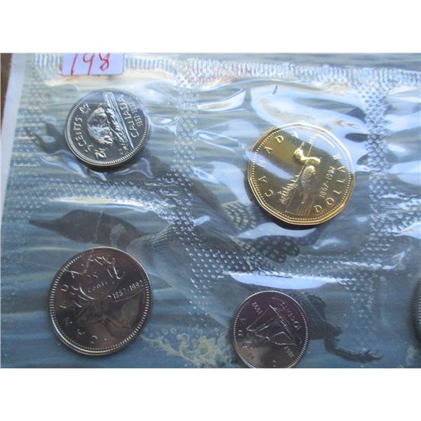 1867 - 1992 PROOF CANADA MINT SEALED COIN SET