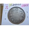 Image 1 : 1917 CANADA KING GEORGE V SILVER HALF DOLLAR