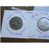 Image 3 : 2 - 1968 CANADA QUARTERS