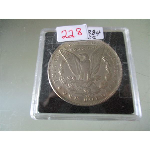 1884 CARSON CITY USA SILVER DOLLAR (NOT TESTED - AS IS - SILVER CONTENT NOT VERIFIED)