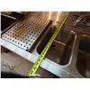 Image 8 : Advance Tabco Prestige Series Metal 2-Basin Sink w/ Faucet & Drainboard 36" x 23" x 37"