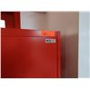 Image 2 : Metal Tiger Red 2-Door Metal Storage Cabinet w/ Inside Shelving 32" x 16" x 72"H