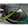 Image 8 : Contents of Shelf: Multiple Metal Food Storage Containers w/ Some Lids, Mixing Bowls, etc Misc Sizes