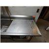 Image 2 : Metal 3-Basin Sink w/ Faucet, Undershelf & Drainboard 108" x 25" x 36"H
