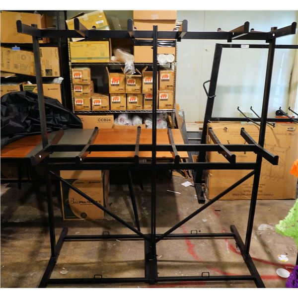 Metal Rack for Folding Chairs 63" x 27" x 72"H (chairs not included)