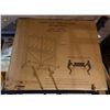Image 1 : Double Layer Table & Chair Storage Rack TYS_003 New in Box 63" x 32" x 75"H