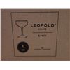 Image 2 : Qty 6 Leopole Coupe 6oz Cut-Glass Rocks Glasses 3" Dia, 3.5"H