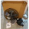 Image 1 : Simple Deluxe Metal Wall-Mount Fan 18" Dia