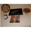 Image 1 : Military Coasters, 2010 Olympics Commemoration Puck, Tower of Pisa Plates, Cyprus String Art, Moose 