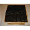 Image 3 : Vintage Black Velvet Pillow Cushion Cover - New Zealand. Measures 18"x18".