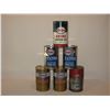 Image 1 : Esso Oil Tins (All Full Except For Top One)