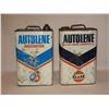 Image 1 : BA & Gulf Autolene Motor Oil Tins