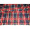 Image 5 : Vintage Red Tartan Pleated Skirt. Waist Measures 15" Across x 35" Length. Beautiful Condition.